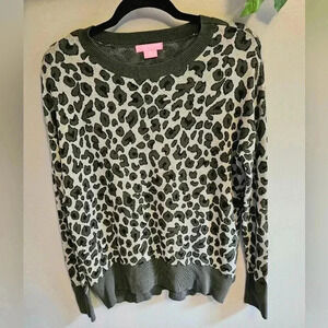 Isaac Mizrahi Animal Print Sweater Women's Medium